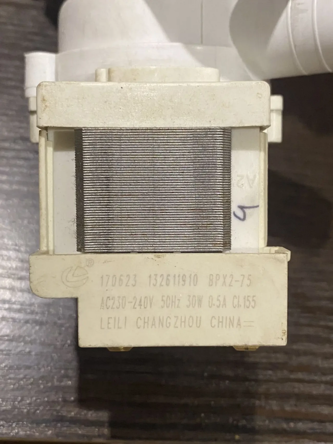 Насос зливний (помпа) leili bpx2-75 30w для пральної машини zanussi