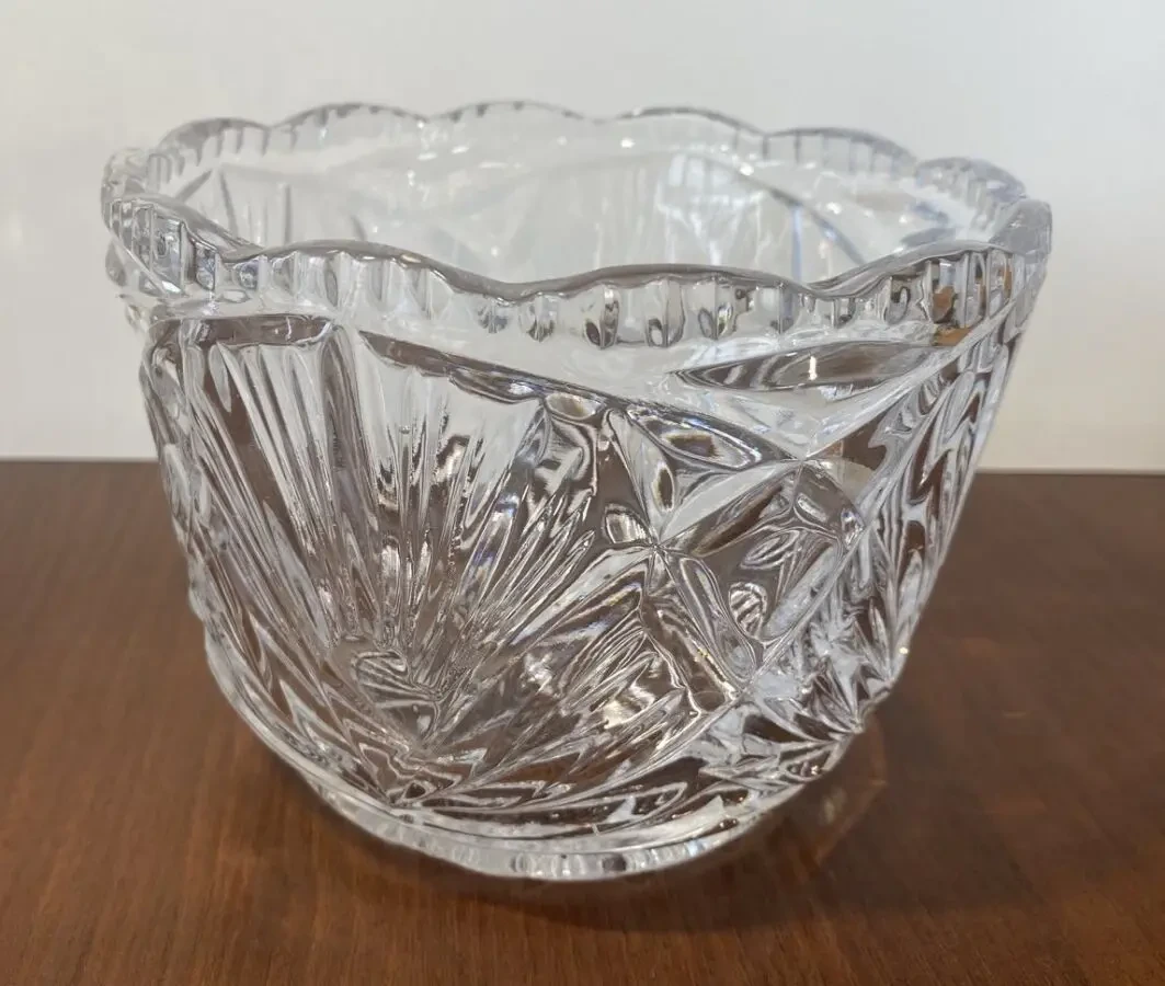 Конфетница круглая хрусталь 15 см ссср 6