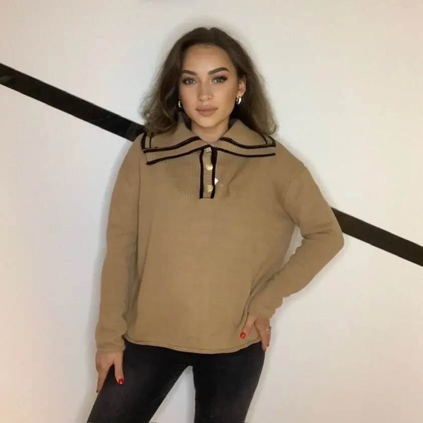 Жіночий светр з коміром Туреччина