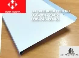 Отлив белого цвета полка 150 мм. 4