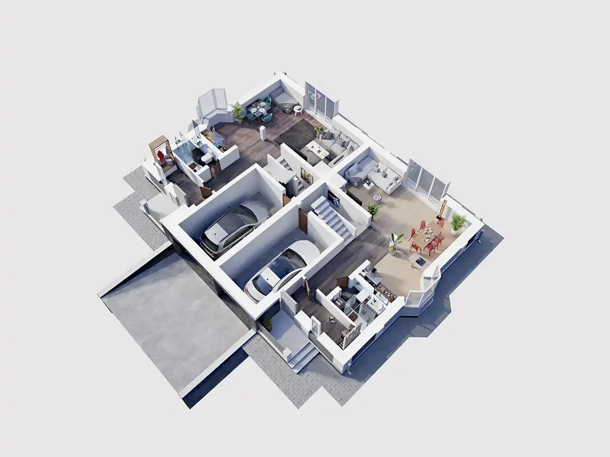 Дуплекс 160 м2, ГАЗ/КАНАЛІЗАЦІЯ в Котеджному містечку, Гатне 3