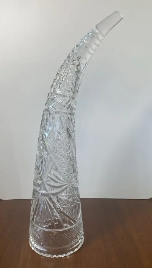 Рог 37 см хрусталь ссср 9