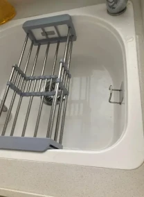 Полочка розкладна в раковину