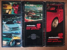 Открытки - Автосалон Женева 1988 (Чехословакия).