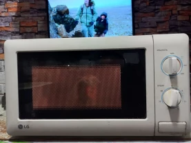 Брендовая микроволновая печь LG. Механика. Микроволновка. СВЧ.