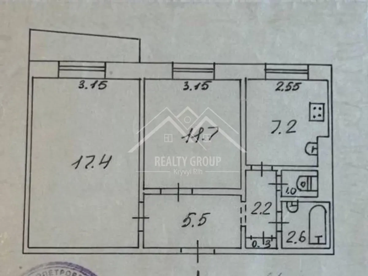 Продаж 2-кімнатної квартири по вул.Українська, 5/9 7