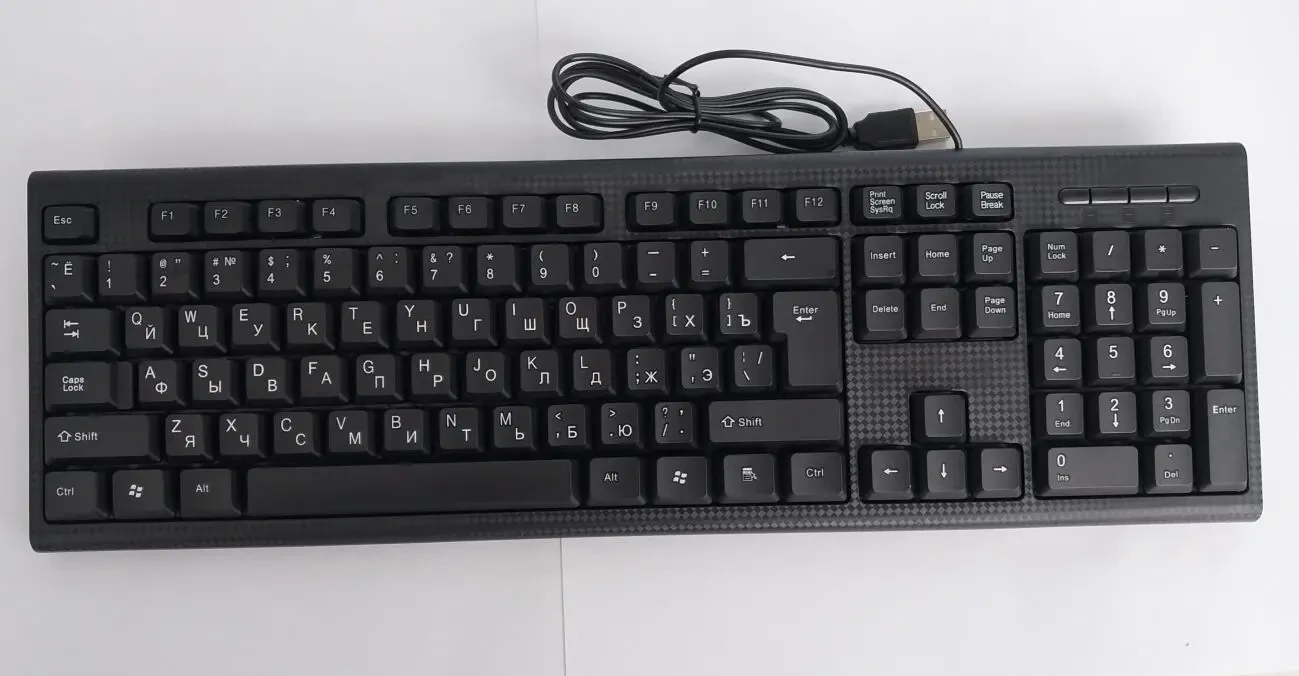 Компьютерная проводная клавиатура Yelandar Jx-560 4