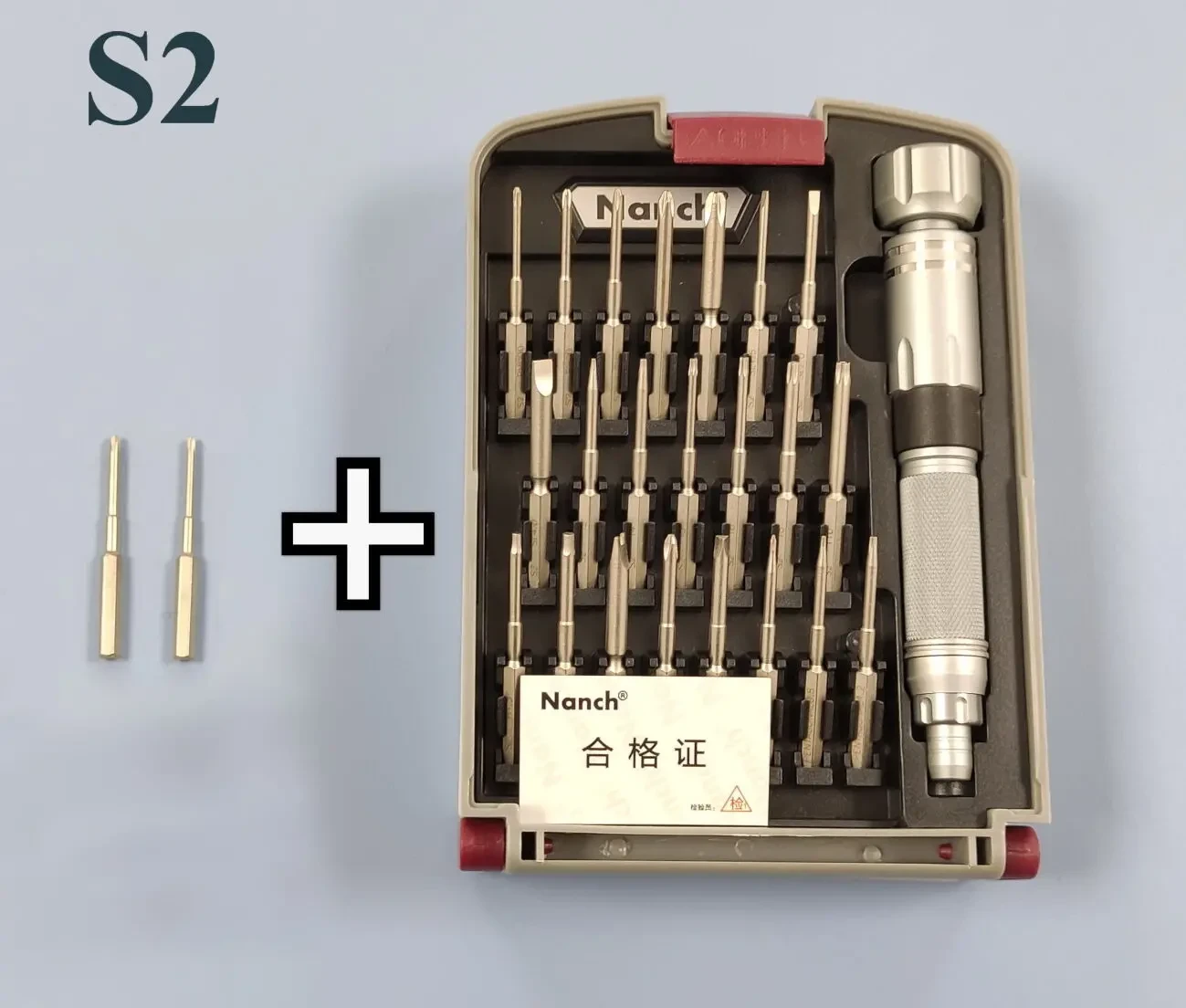 NANCH Інструменти 22 в 1 S2 набір викруток Матеріал біт сталь S2