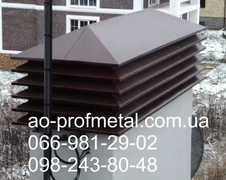 Ковпак на димохід з жалюзі від заводу-виробника. 5