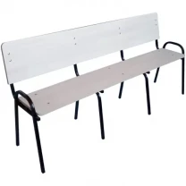 Банкетка коридорна зі спинкою для медичних закладів