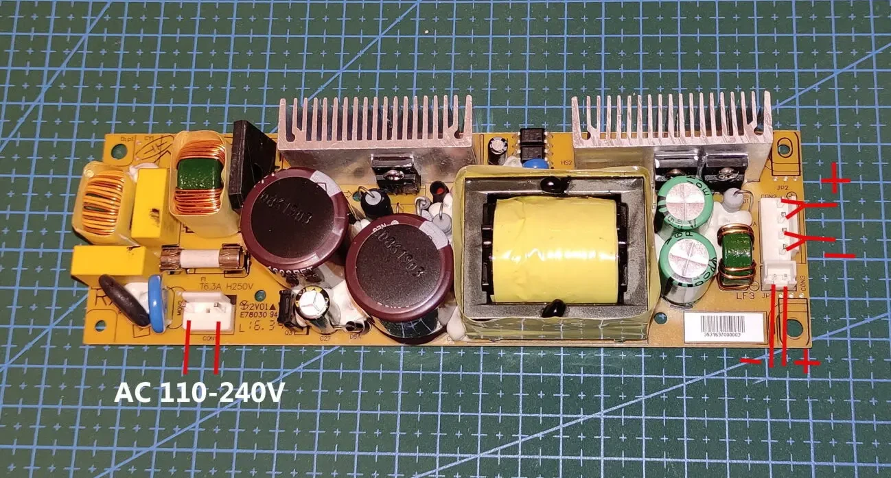 Блок живлення 24В 7А 180Вт AC-DC 24V 7A 180W 2