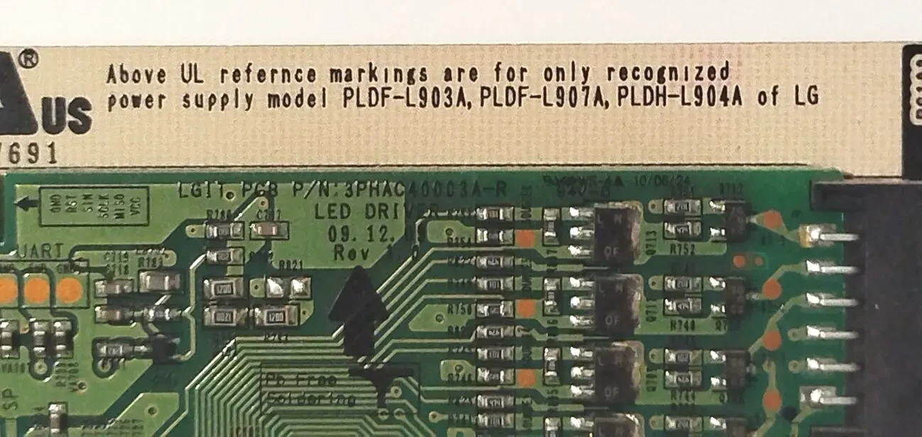 блок живлення EAY60803102 PLDF-L907A для LG 42LE4500 3