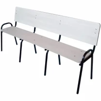 Банкетка коридорна зі спинкою для медичних закладів та лікарень