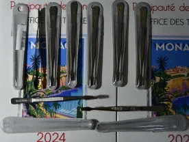 Филателистический Пинцет 12 см. с чехлом Yvert et Tellier Франция