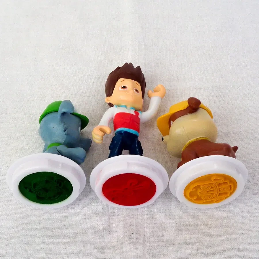 Paw Patrol 3 фигурки Щенячий Патруль игрушка детский штамп печать 5