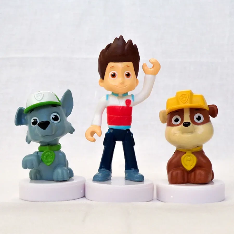 Paw Patrol 3 фигурки Щенячий Патруль игрушка детский штамп печать