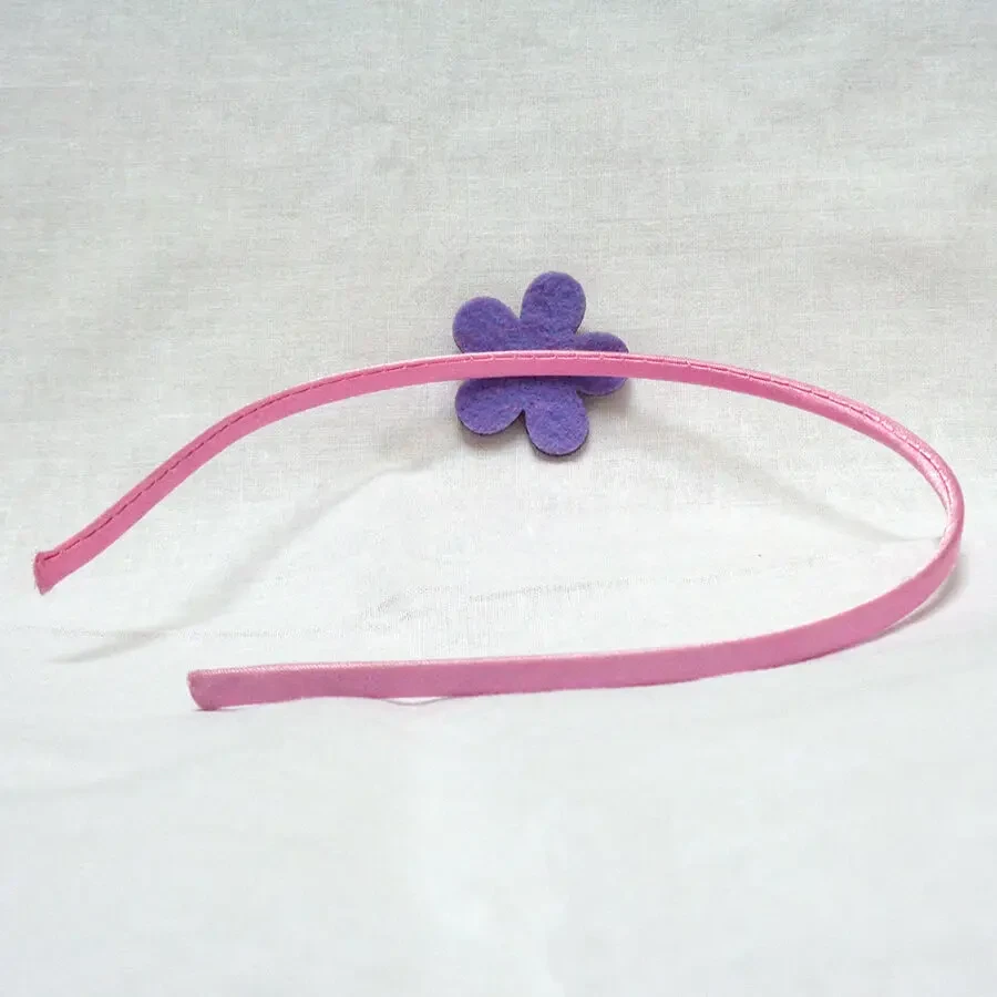 Dini детский обруч для волос для девочки Hand Made Квітка з бантиком 5
