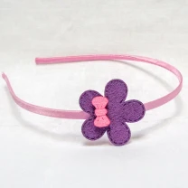 Dini детский обруч для волос для девочки Hand Made Квітка з бантиком