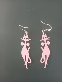 Сережки Рожева кицька