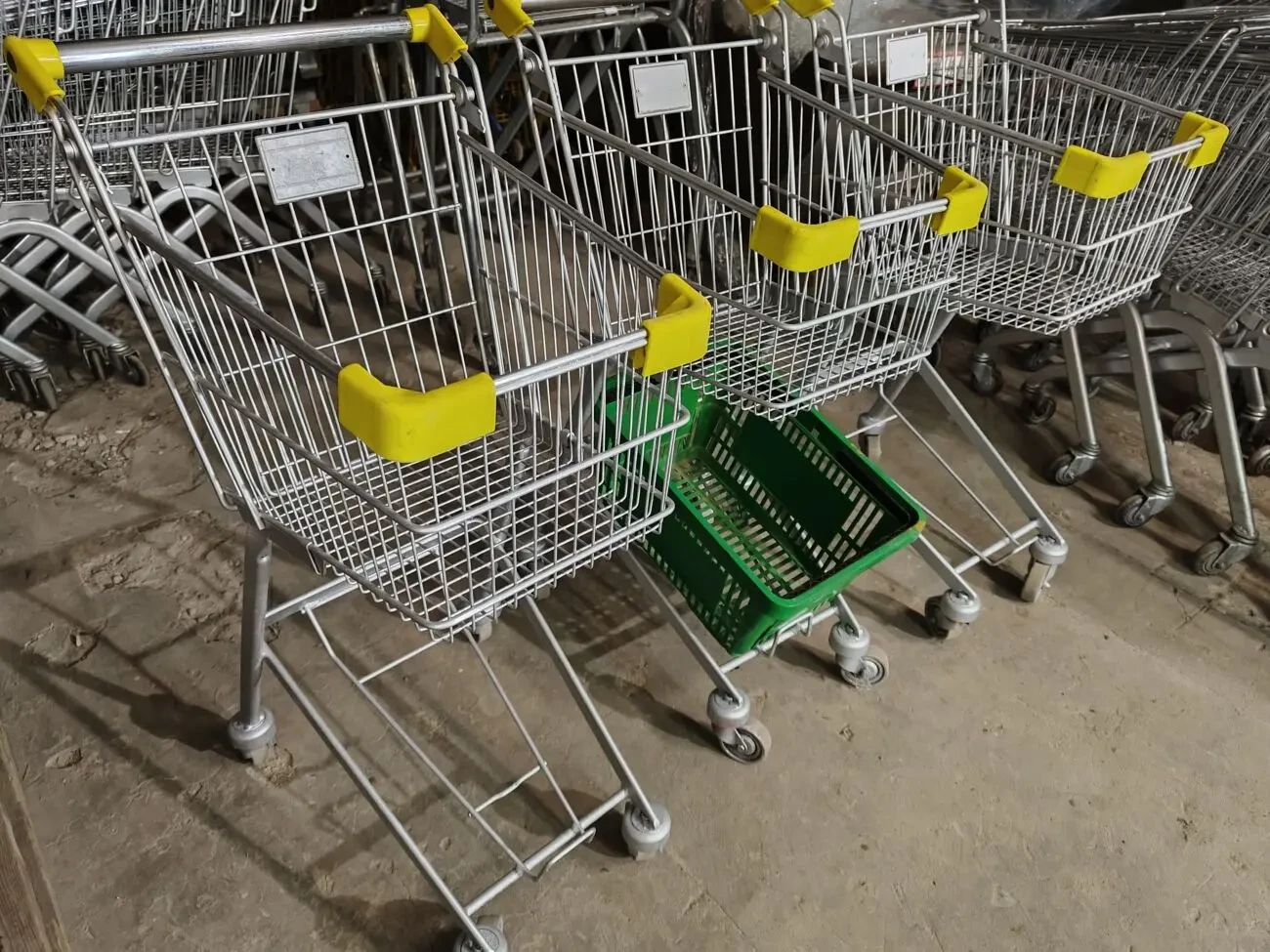 Купівельні візки, візок для покупця, торгові візки під кошики 2