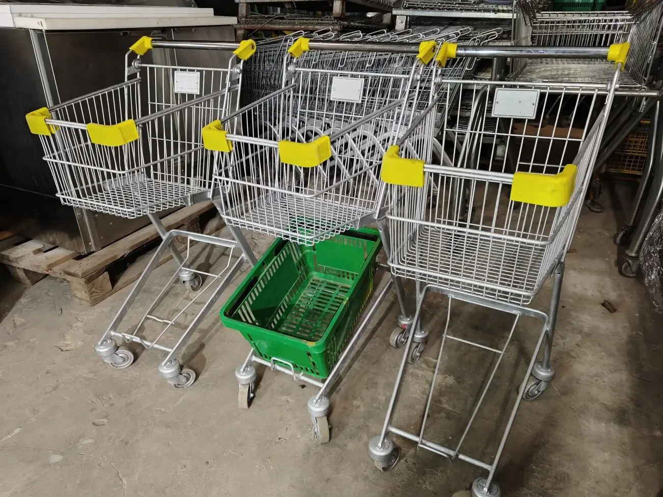 Купівельні візки, візок для покупця, торгові візки під кошики 6