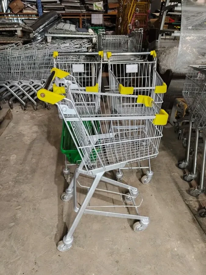 Купівельні візки, візок для покупця, торгові візки під кошики 7