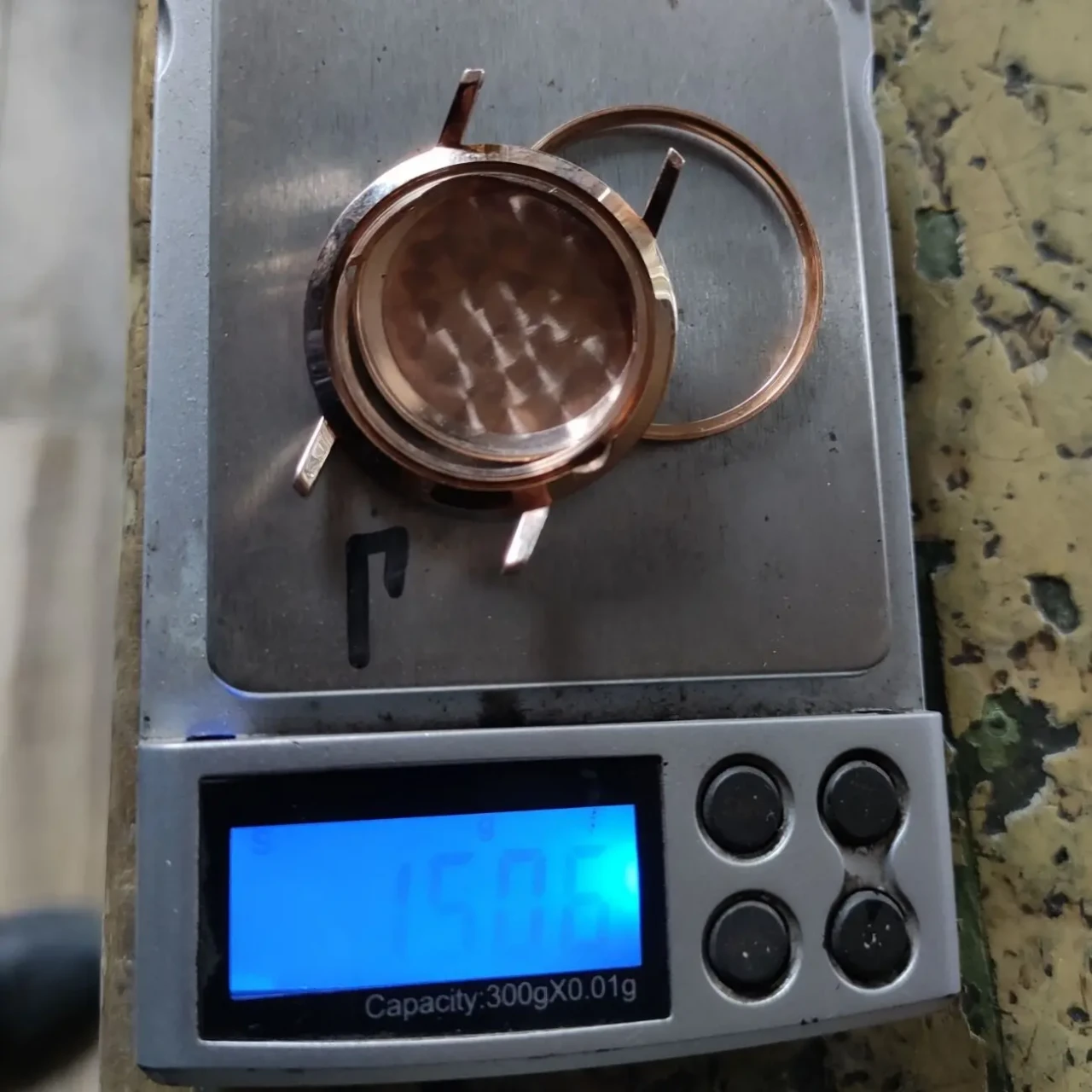 Антикварные, винтажные мужские часы Полет, золото 583 пробы 7