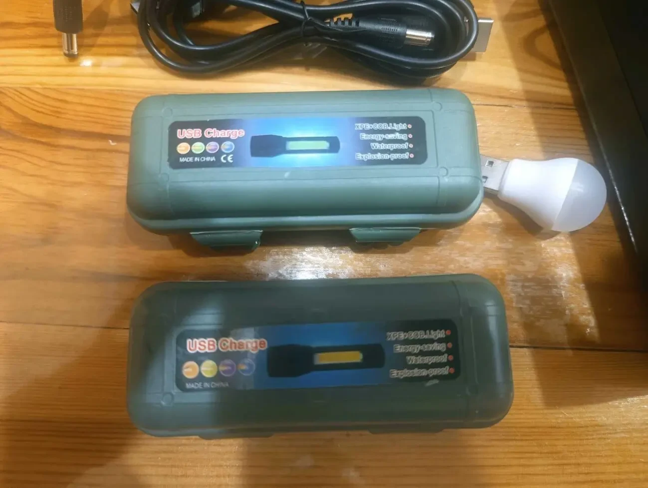 ФОНАРИК с встроенным аккумулятором + USB 6