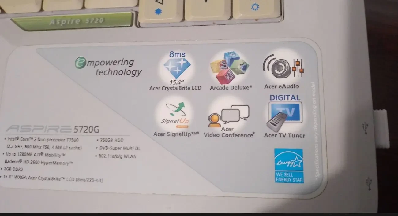 Ноутбук ACER 5720G в гарному стані. 5