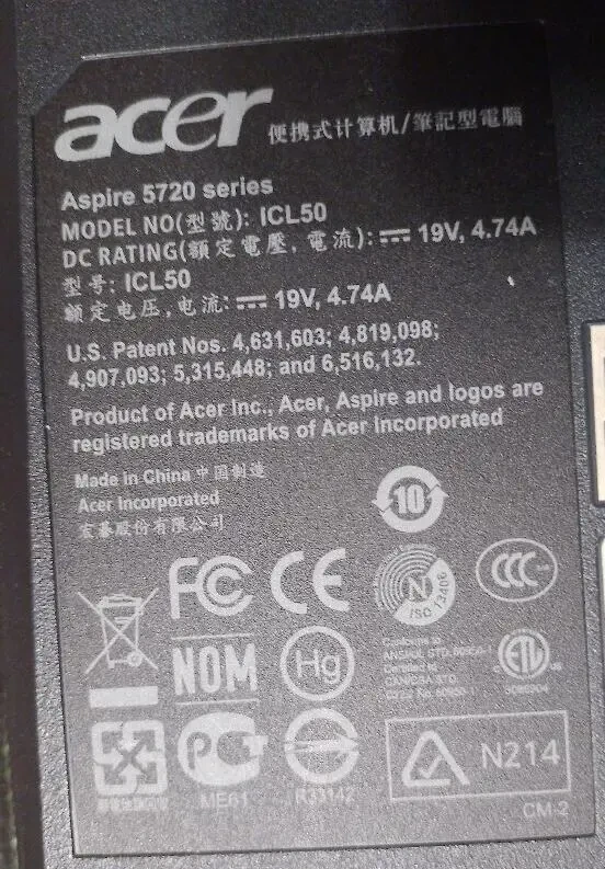 Ноутбук ACER 5720G в гарному стані. 9