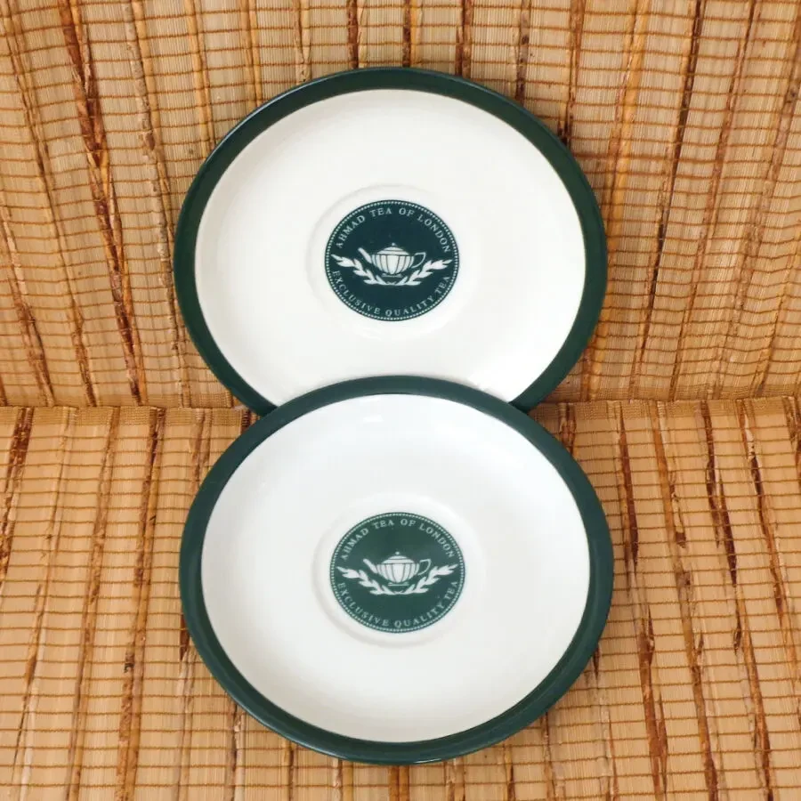 Ahmad Tea London чайные блюдца 2 шт. фарфор коллекционная тарелочка 5