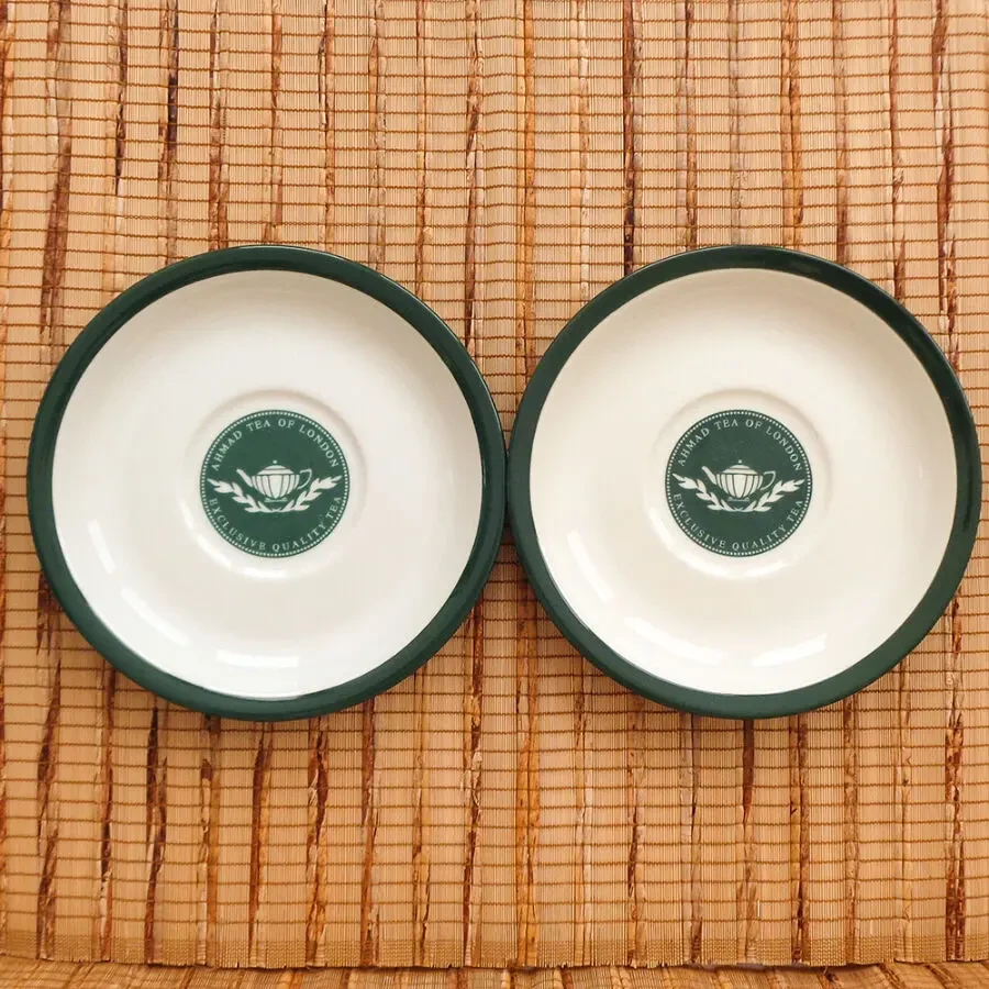 Ahmad Tea London чайные блюдца 2 шт. фарфор коллекционная тарелочка 3