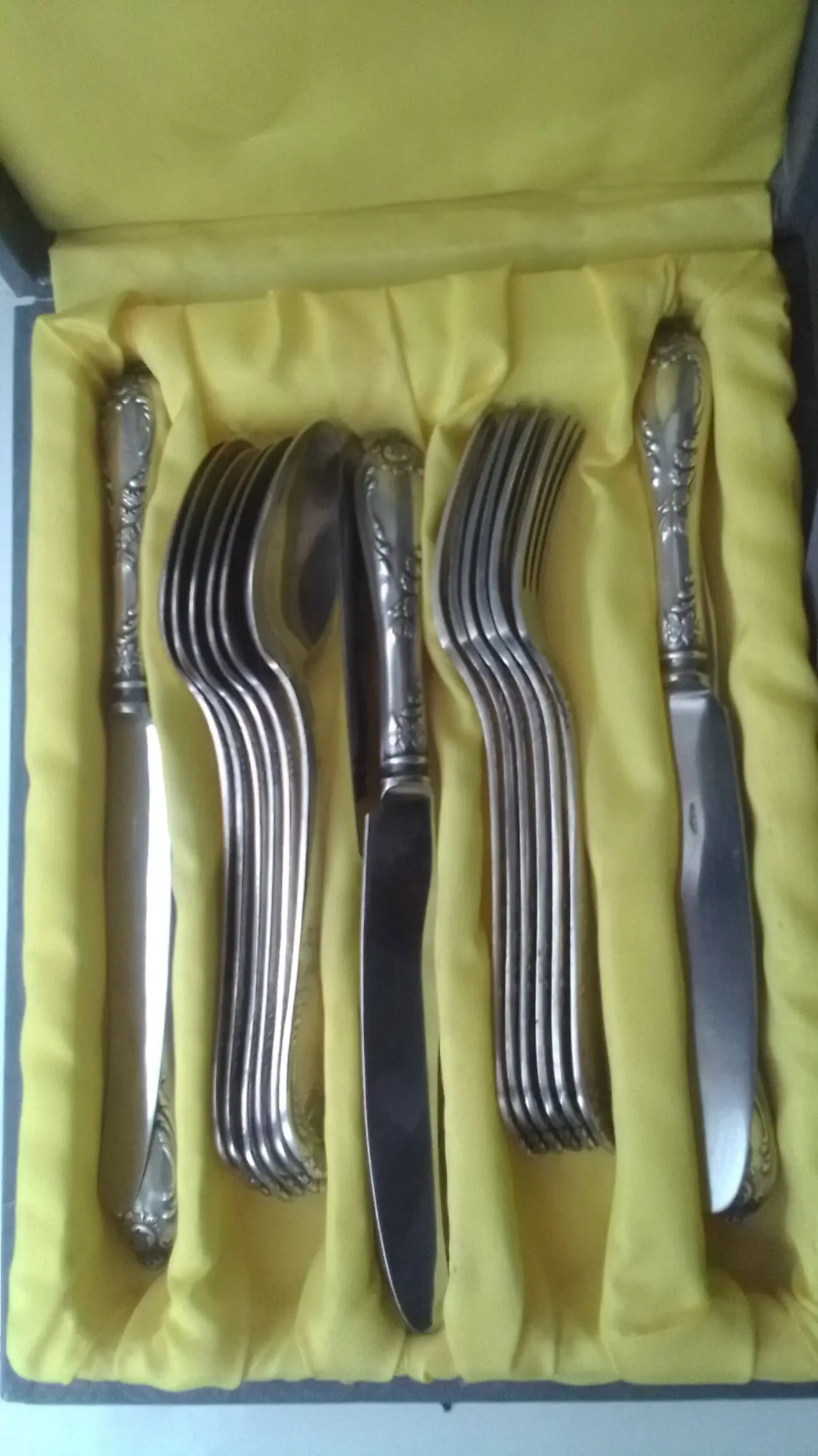 Мельхиоровые столовые приборы