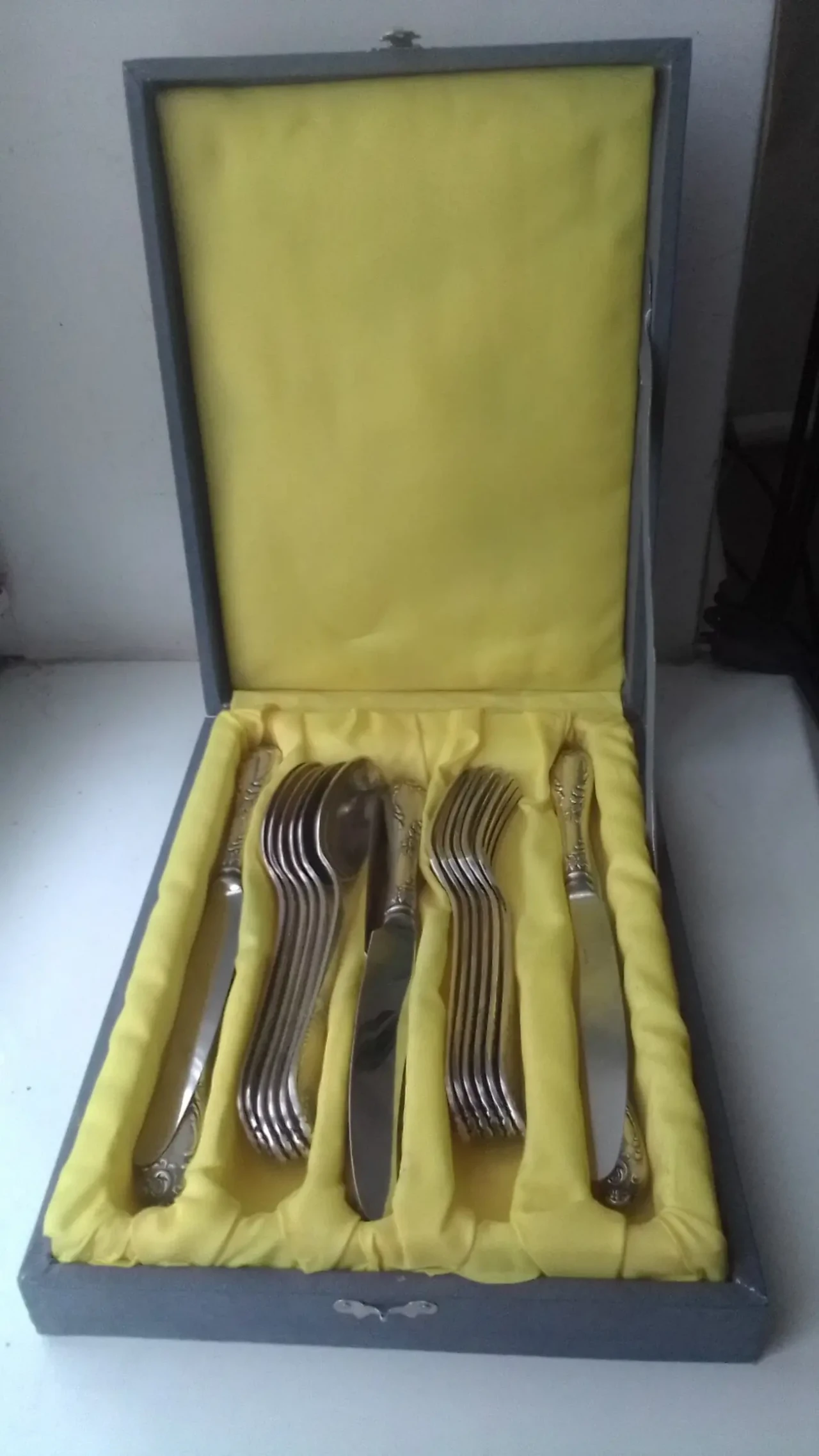 Мельхиоровые столовые приборы 2