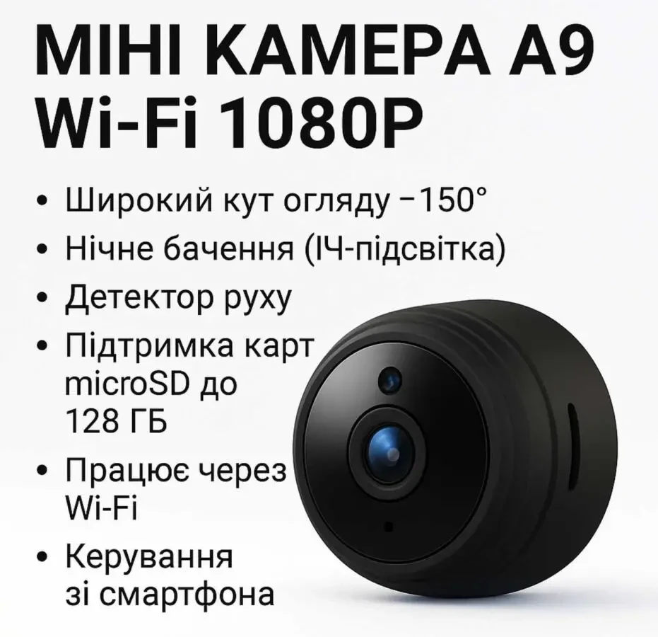 Міні камери А9 за вигідною ціною