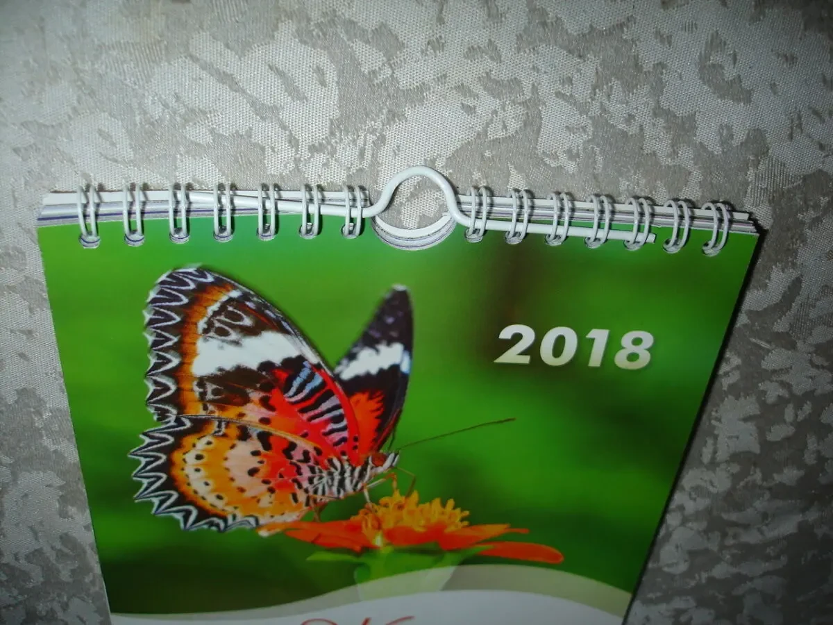 Календар ЖИТТЯ. 2018 р. На спіралі. 14,5 х 17 см. ХРИСТИЯНСЬКИЙ. 7