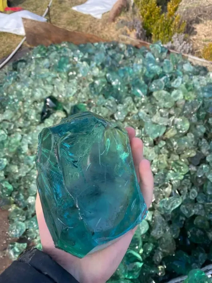 Продаю декоративний скляний камінь (ерклез)