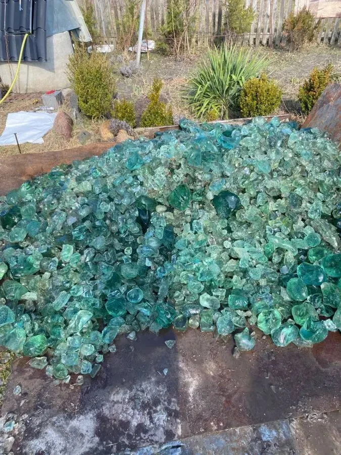 Продаю декоративний скляний камінь (ерклез) 9