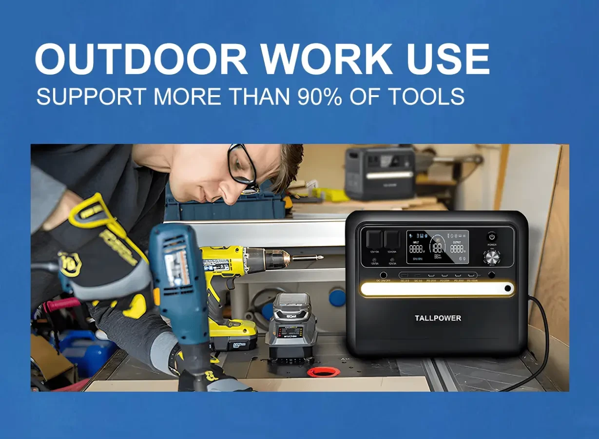 Зарядна станція TALLPOWER 2400W / 2160 Вт год / LiFePO4 / до 4кВт 2