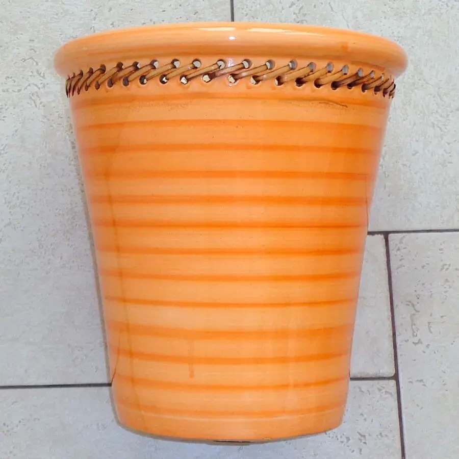 Deroma цветочный горшок напольный керамический вазон кашпо для цветов 6