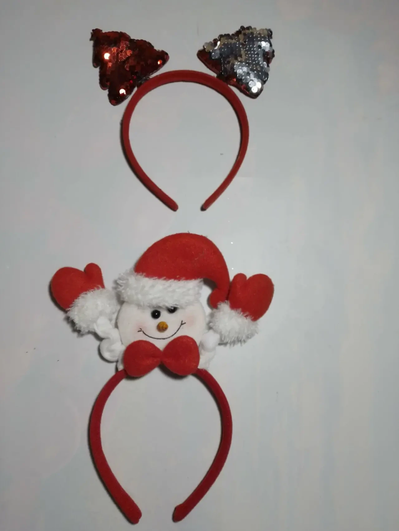 Ободок для волос елки, снеговик, на новый год, рождество, карнавал