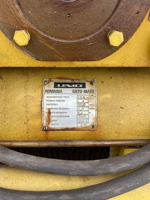 Тельфер грузоподъемность 3.2 т. высота подъема 6.3 м. новый 2