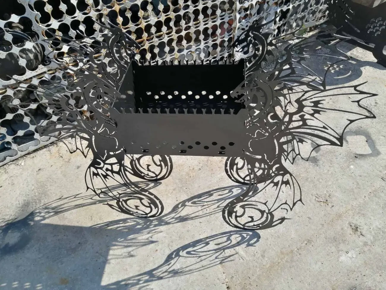 Мангалы с элементами декора любой сложности сварные 4