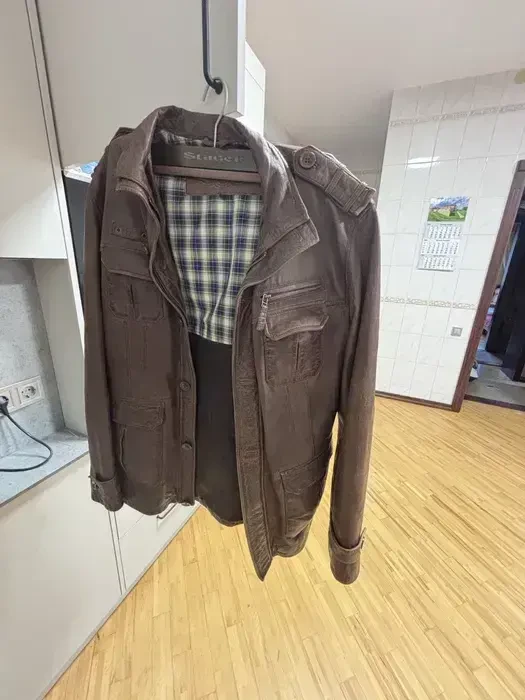 Кожаная куртка DAVID MOORE натуральная овечья кожа 6