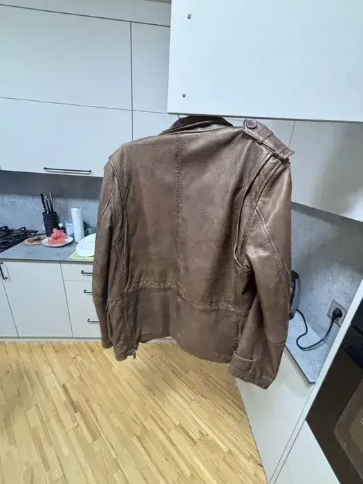 Кожаная куртка DAVID MOORE натуральная овечья кожа 3