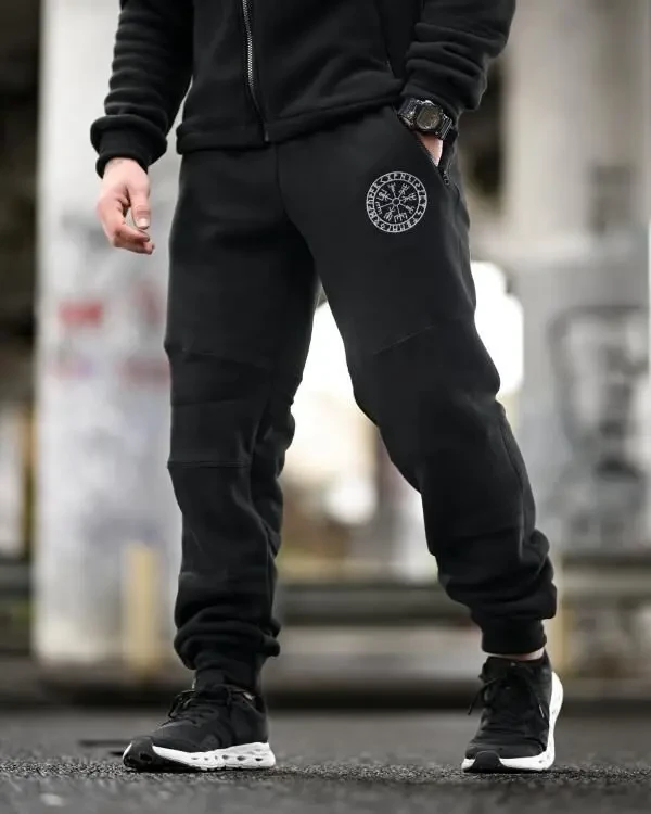 Зимовий флісовий костюм руни Руни чорний ВТ6895(K6 11 - 00) 8