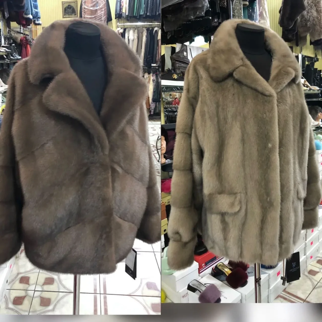 Шуби норкові,сучасний крій,Греція