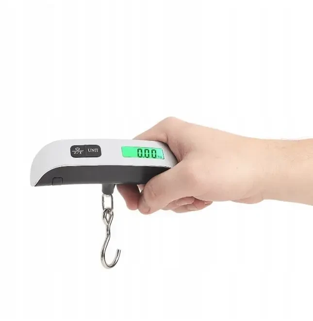 Ручные весы (кантер), дорожный для багажа, для рыбака, 50кг 7