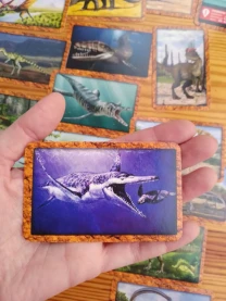 Карточки динозавры набор 28 шт с описанием. игра детям