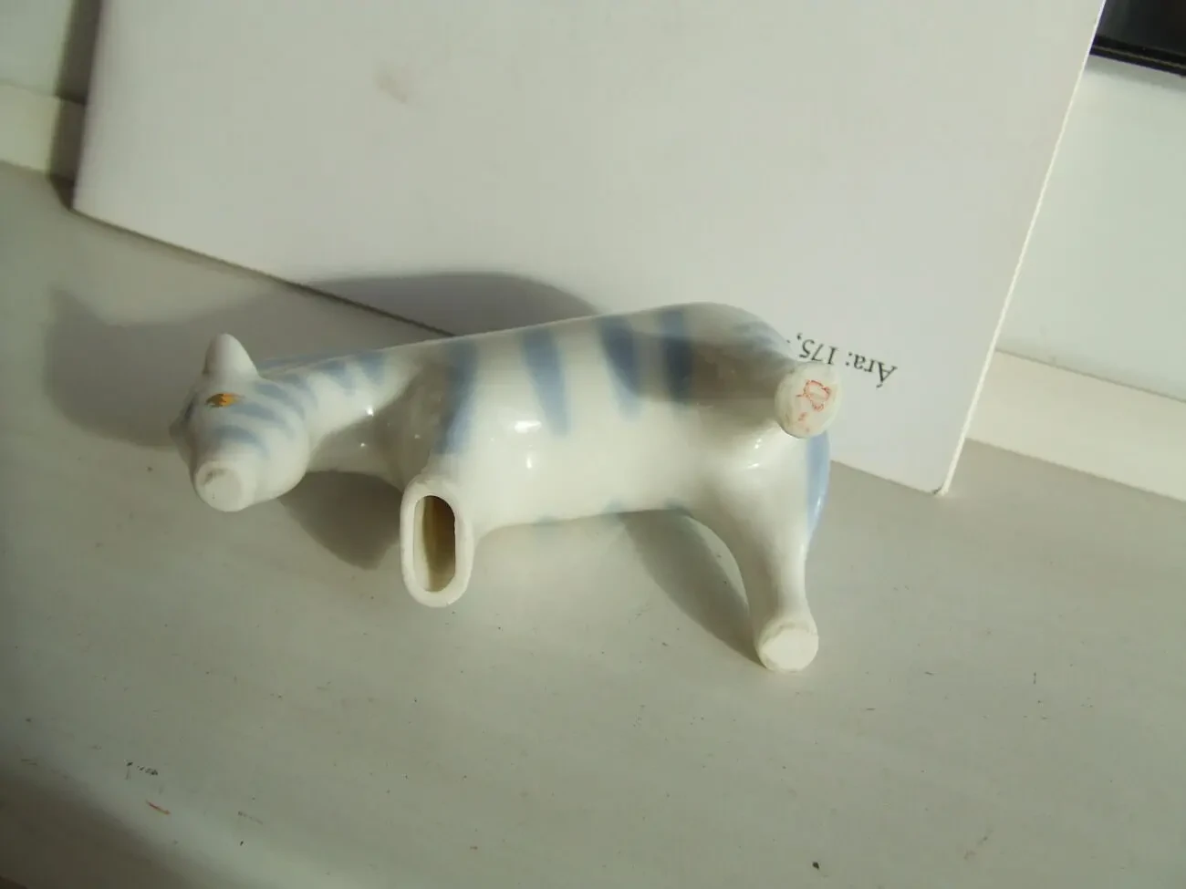 Фарфор зебра роз. 10 х 7 см. 1970 гг. полонне УССР . 6